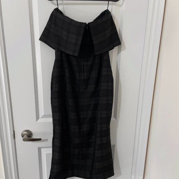 C/MEO Collective - Refresh Plaid Strapless Dress - Picture 9 of 10